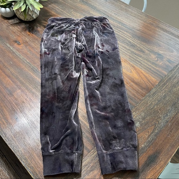 Lululemon Velvet purple gray pink tie dye jogger ankle drawstring pants 2 NWOT - Picture 6 of 7